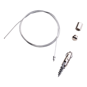 HOFA PureString 100cm -  4 Seilbefestigungssets für Deckensegel