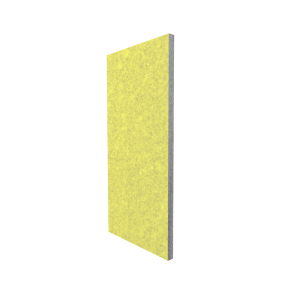 HOFA Akustiksegel grau 60 x 120 x 4 cm gelb kaschiert (B-Ware)